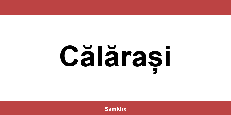 Date de contact pentru depozitul Sameday din Călărași