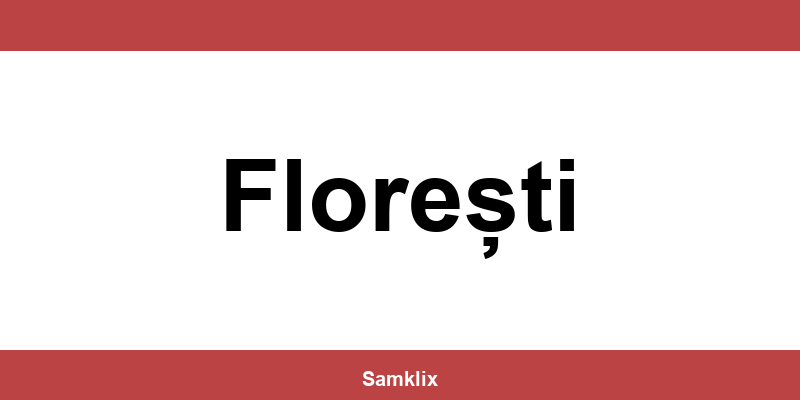 Date de contact pentru depozitul Sameday din Florești